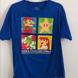Universal Studios Blue Super Nintendo World Tee